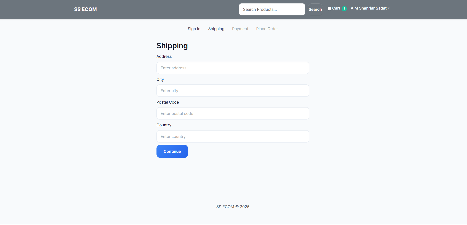 MERN E-commerce Screenshot 2