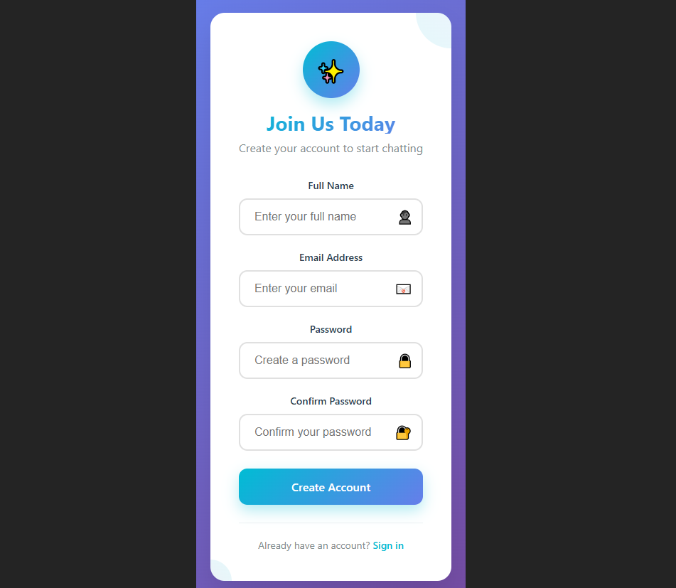 Real Time Chat App Screenshot 3