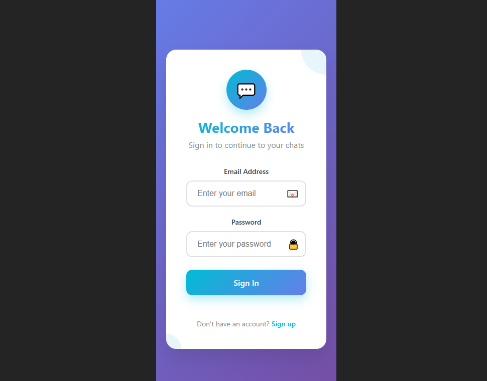 Real Time Chat App Screenshot 4